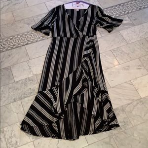 Black and white dress